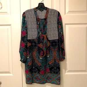 Tolani silk dress in excellent condition